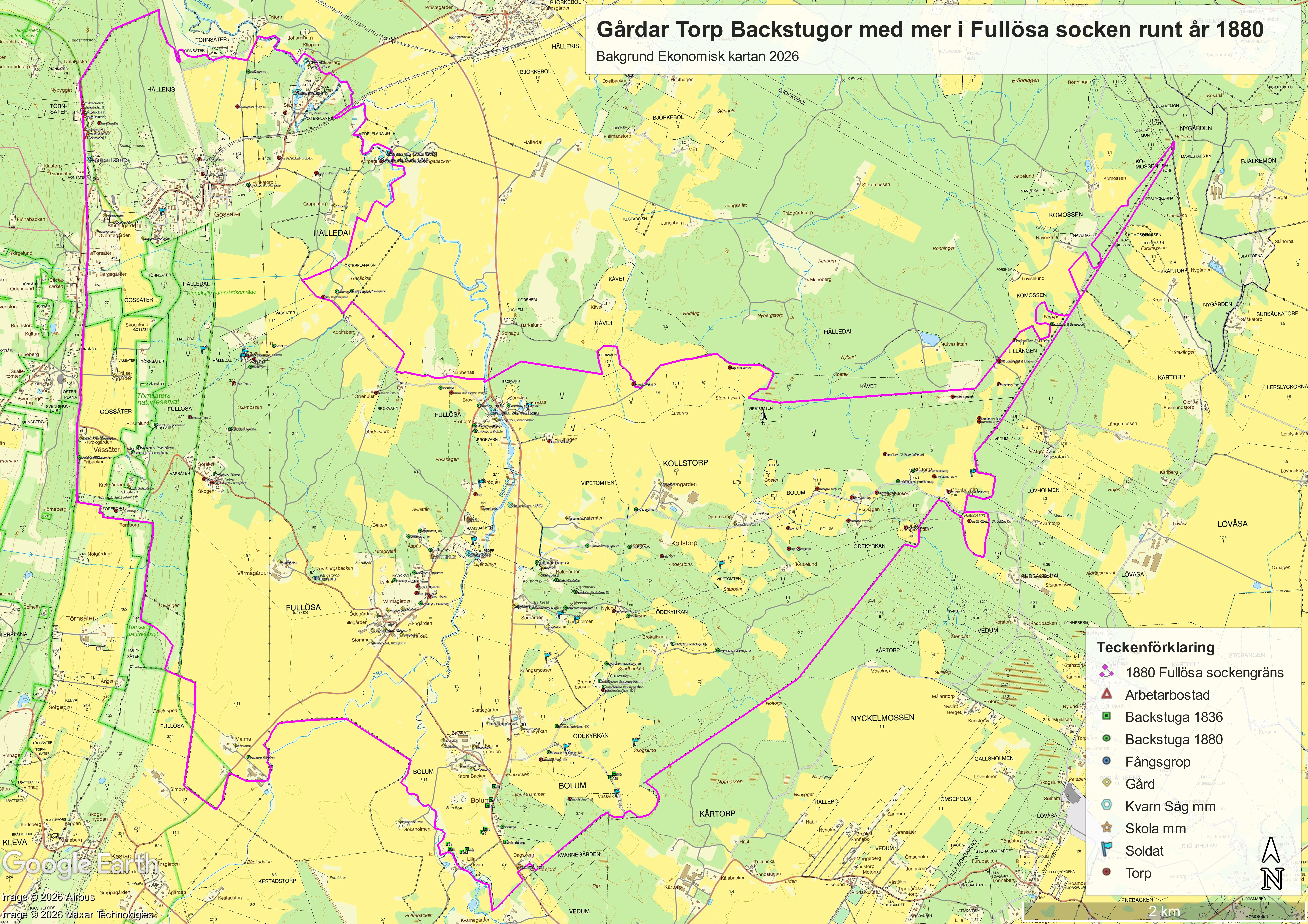 Fullösa Torpkarta mm